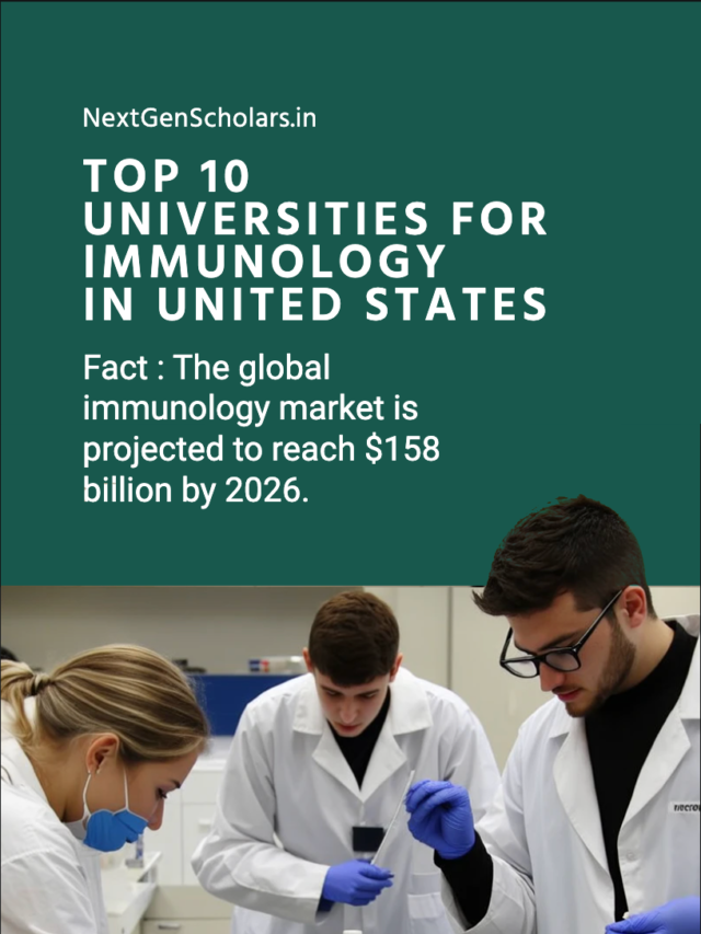 Top 10 Universities for Immunology